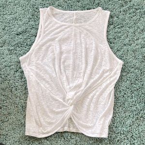 Lululemon burnout twist front tank top